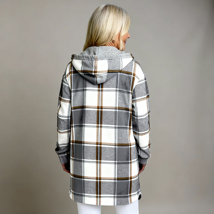 MARTINA | WOMEN'S MESH BUTTON PLACKET JACKET
