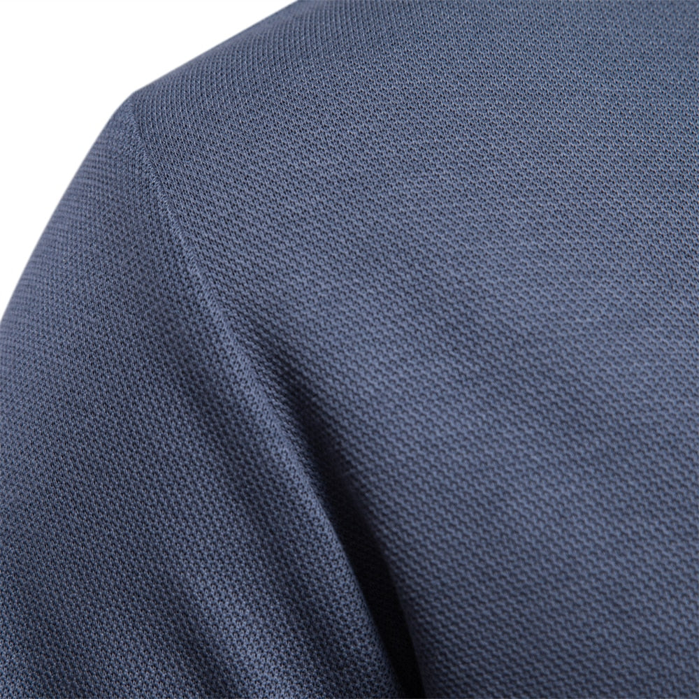 KEVIN | ELEGANT MEN'S LONG-SLEEVE POLO