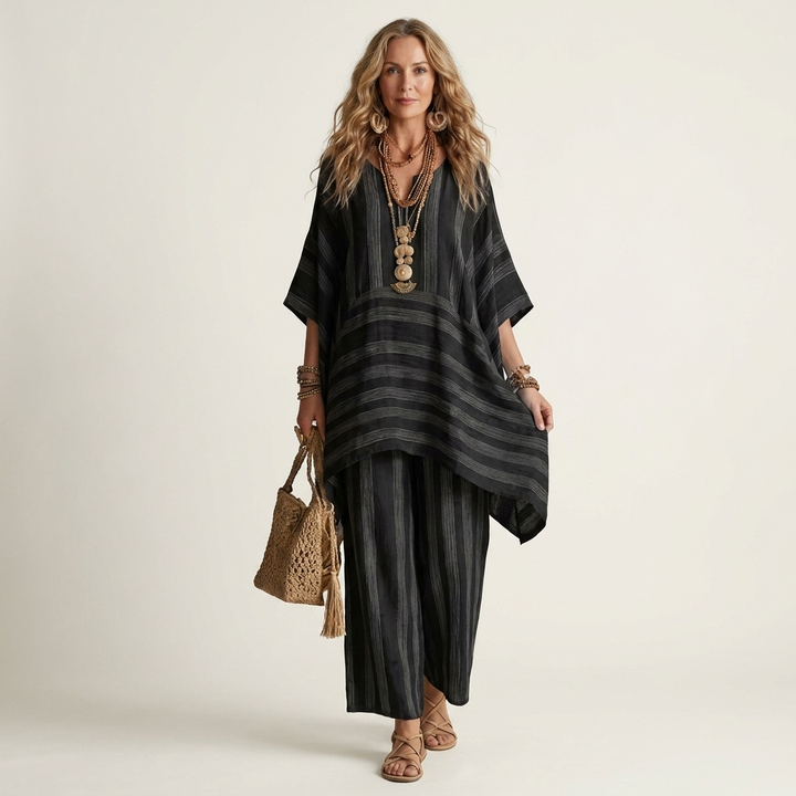 SASHA | TWO-PIECE STRIPED SET
