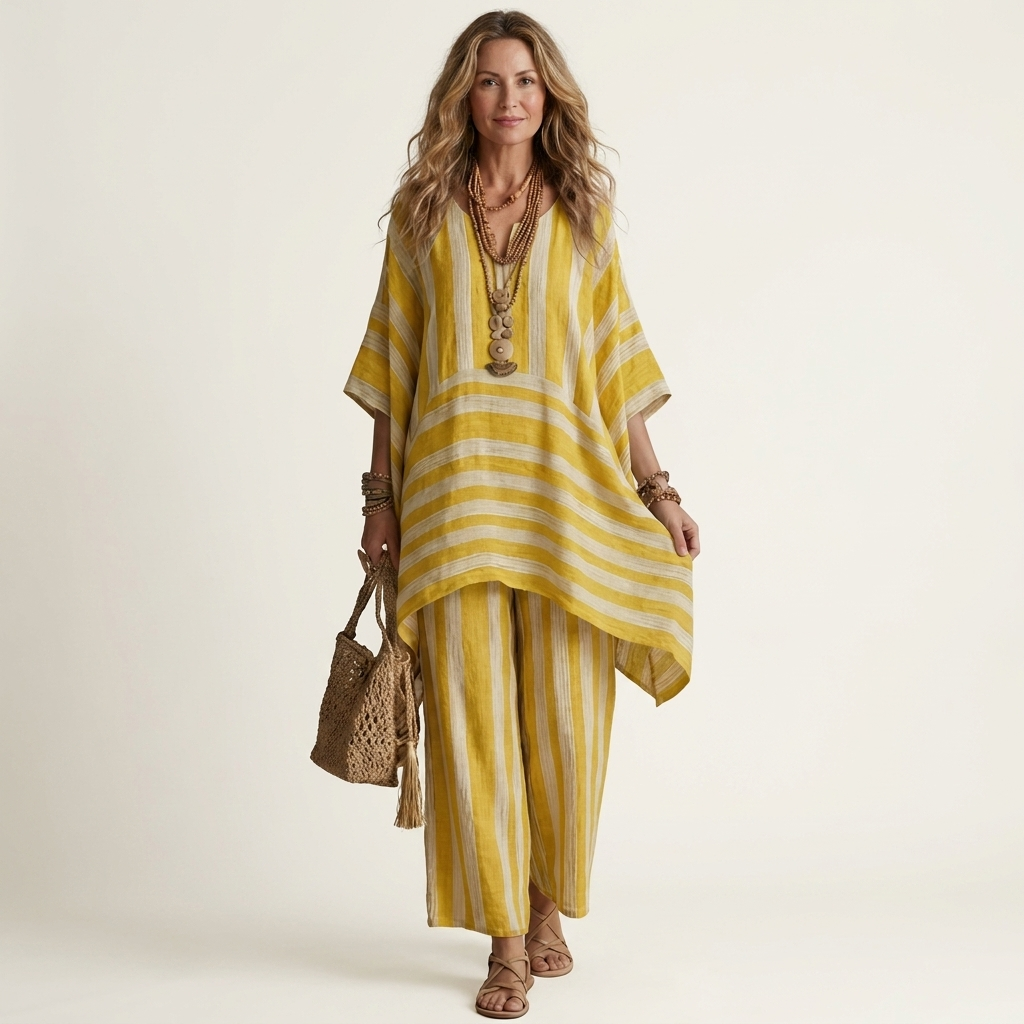 SASHA | TWO-PIECE STRIPED SET