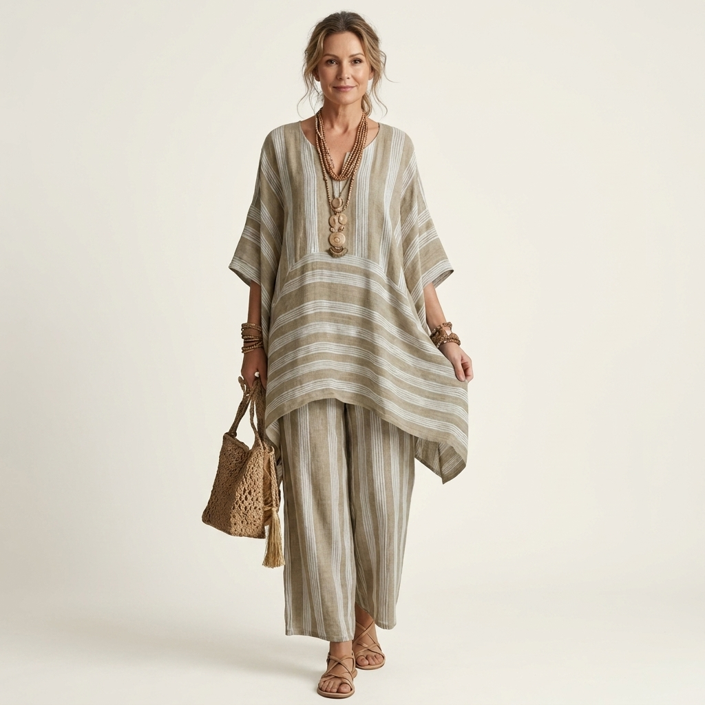 SASHA | TWO-PIECE STRIPED SET