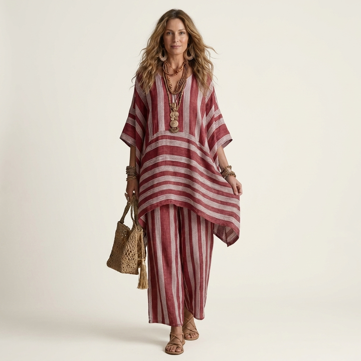SASHA | TWO-PIECE STRIPED SET