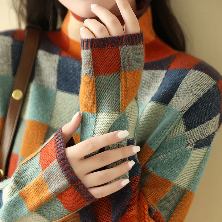 ROSALEE | ELEGANT COZY COLORFUL SWEATER