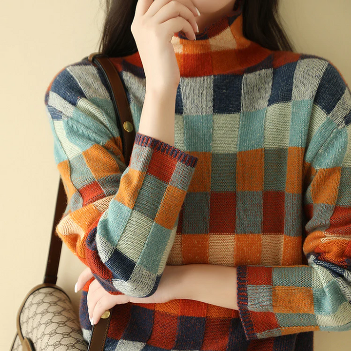 ROSALEE | ELEGANT COZY COLORFUL SWEATER