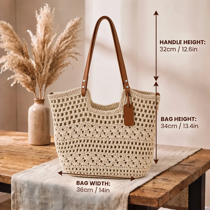 CLARE COASTAL | HANDWOVEN TOTE BAG