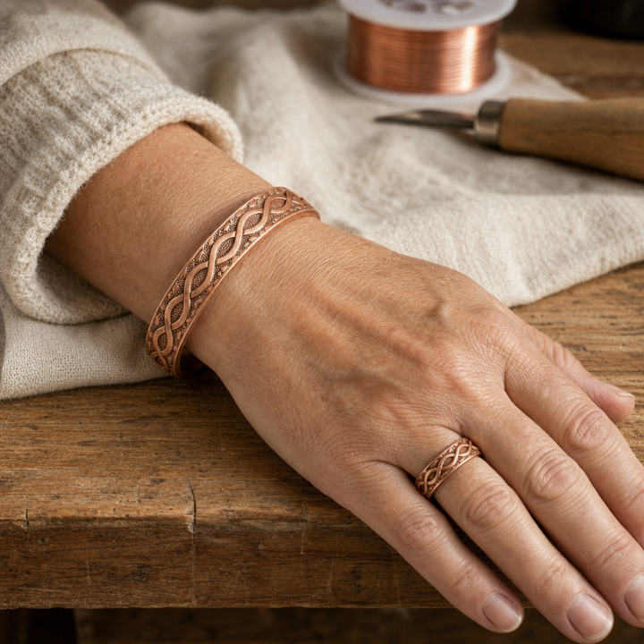 EMMA | KNOT COPPER SET