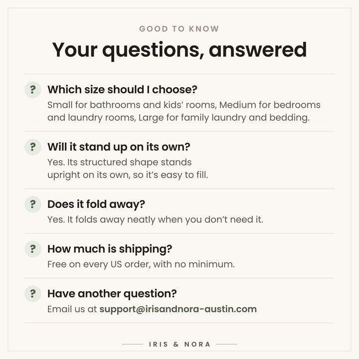 Laundry basket FAQ