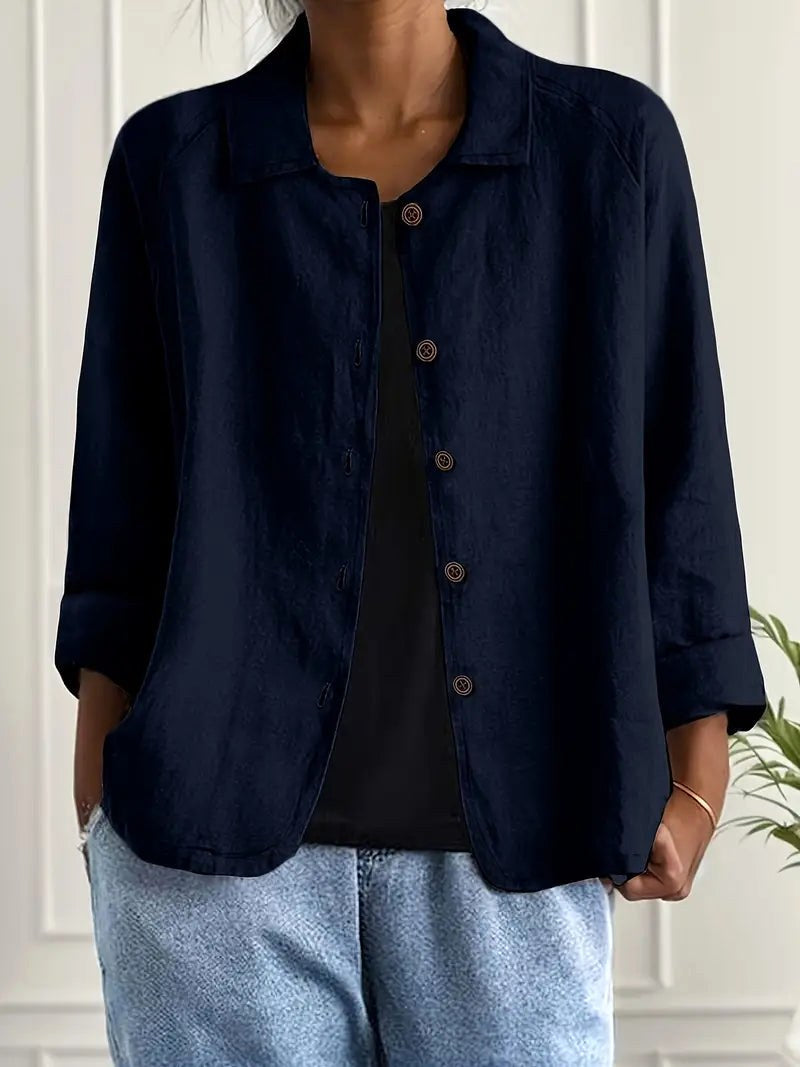 CERISETTE | NAVY EVERYDAY BLOUSE