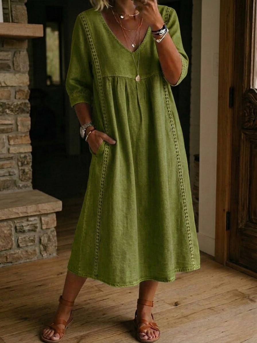 EVELYN | COMFORTABLE CASUAL MAXI DRESS