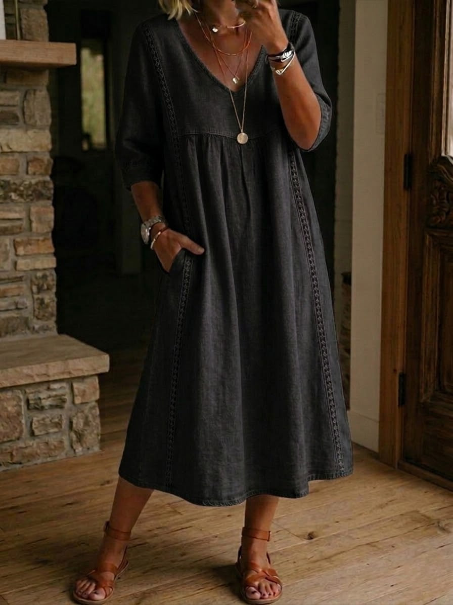 EVELYN | COMFORTABLE CASUAL MAXI DRESS