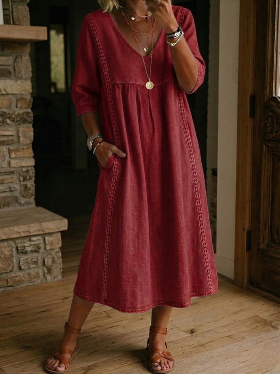 EVELYN | COMFORTABLE CASUAL MAXI DRESS