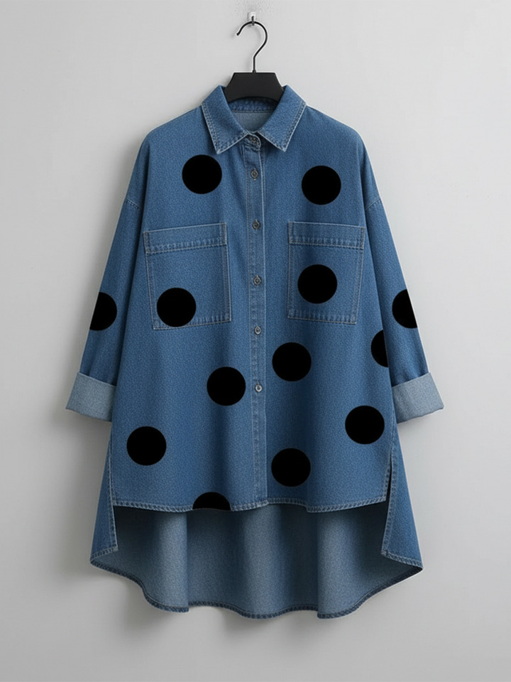 PORTIA | POLKA DOT OVERSHIRT