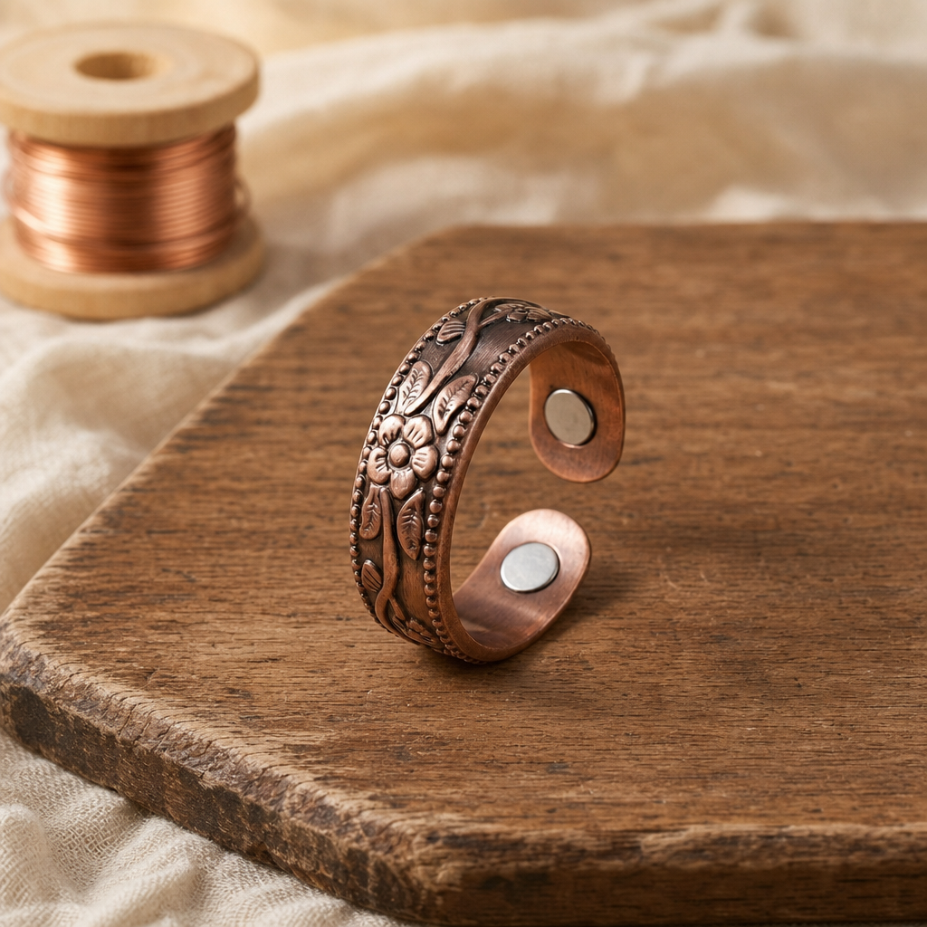 EVIE | PETAL COPPER RING