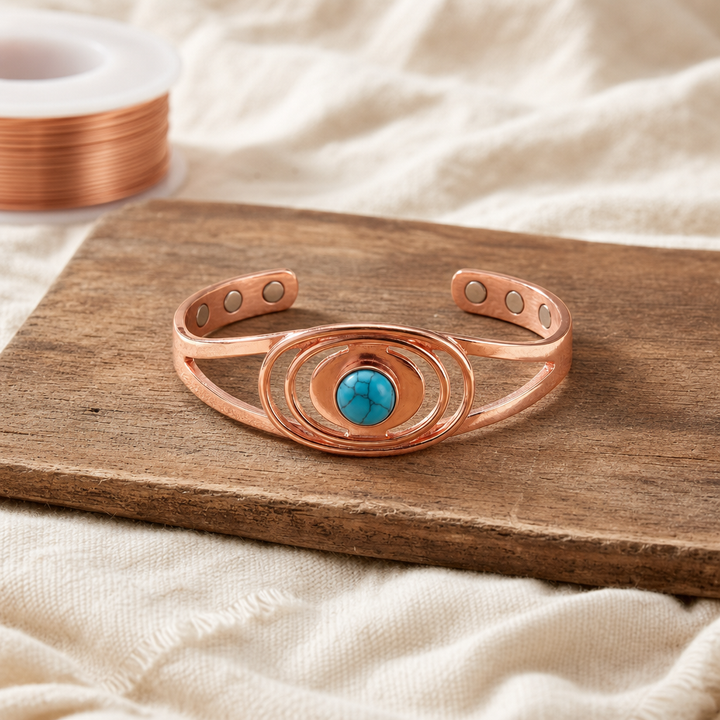 HANNAH | SEDGE COPPER BRACELET