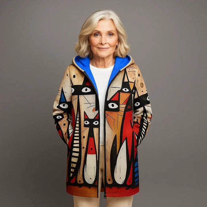 KIARA | LUXURIOUS CARDIGAN WITH ARTISTIC INSPIRATION