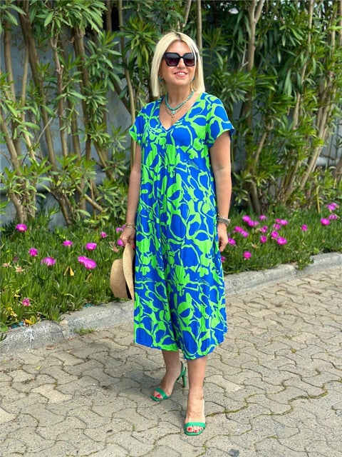 MALIA | ELEGANT DRESS WITH FLOWER PRINT