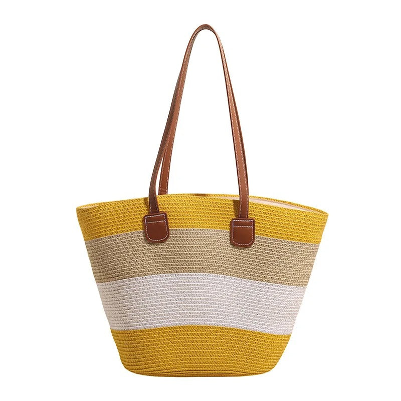 CORA | THE COLOURFUL WOVEN STRAW TOTE
